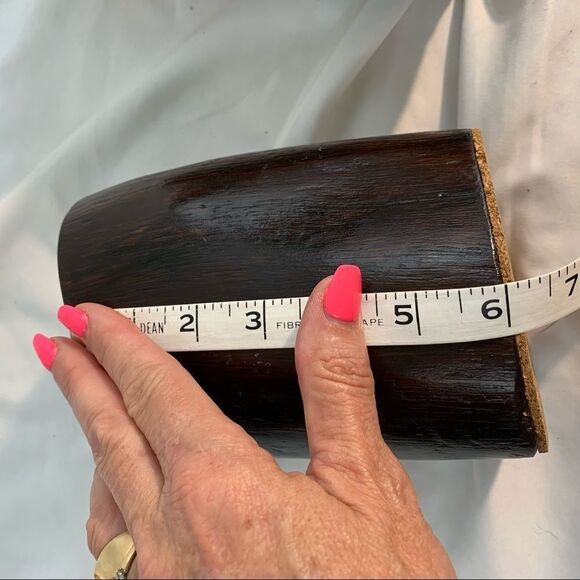 LOG 🪵 CANDLE HOLDERS HAND MADE VINTAGE - Picture 6 of 7